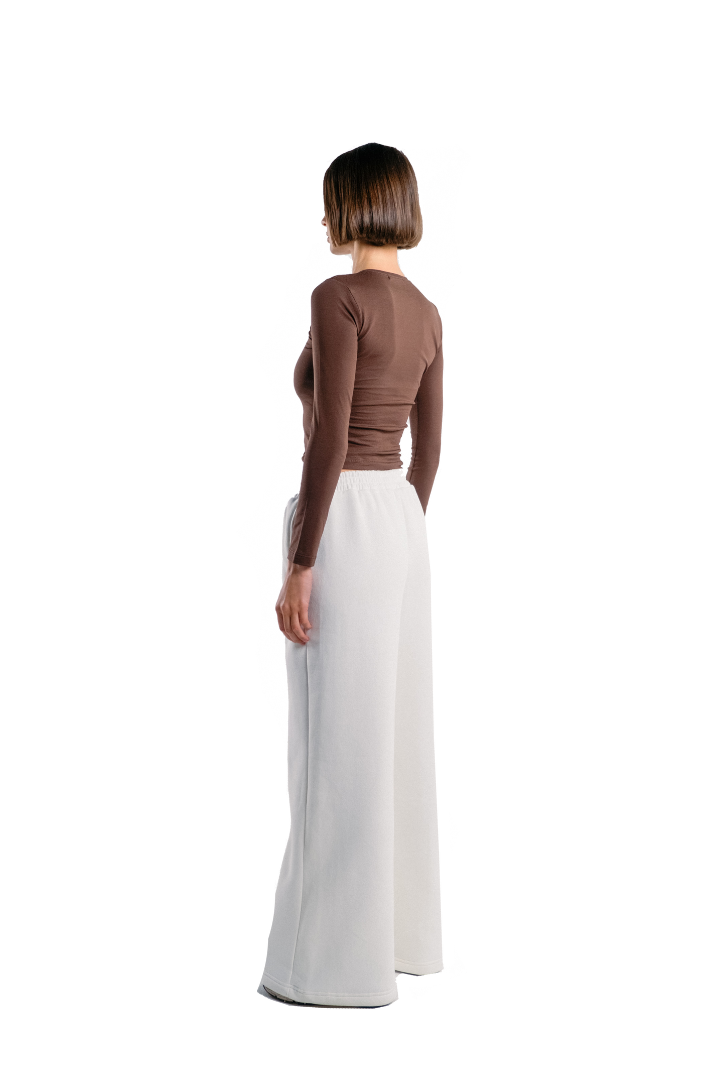 Long Sleeve Top in Coffee Bean