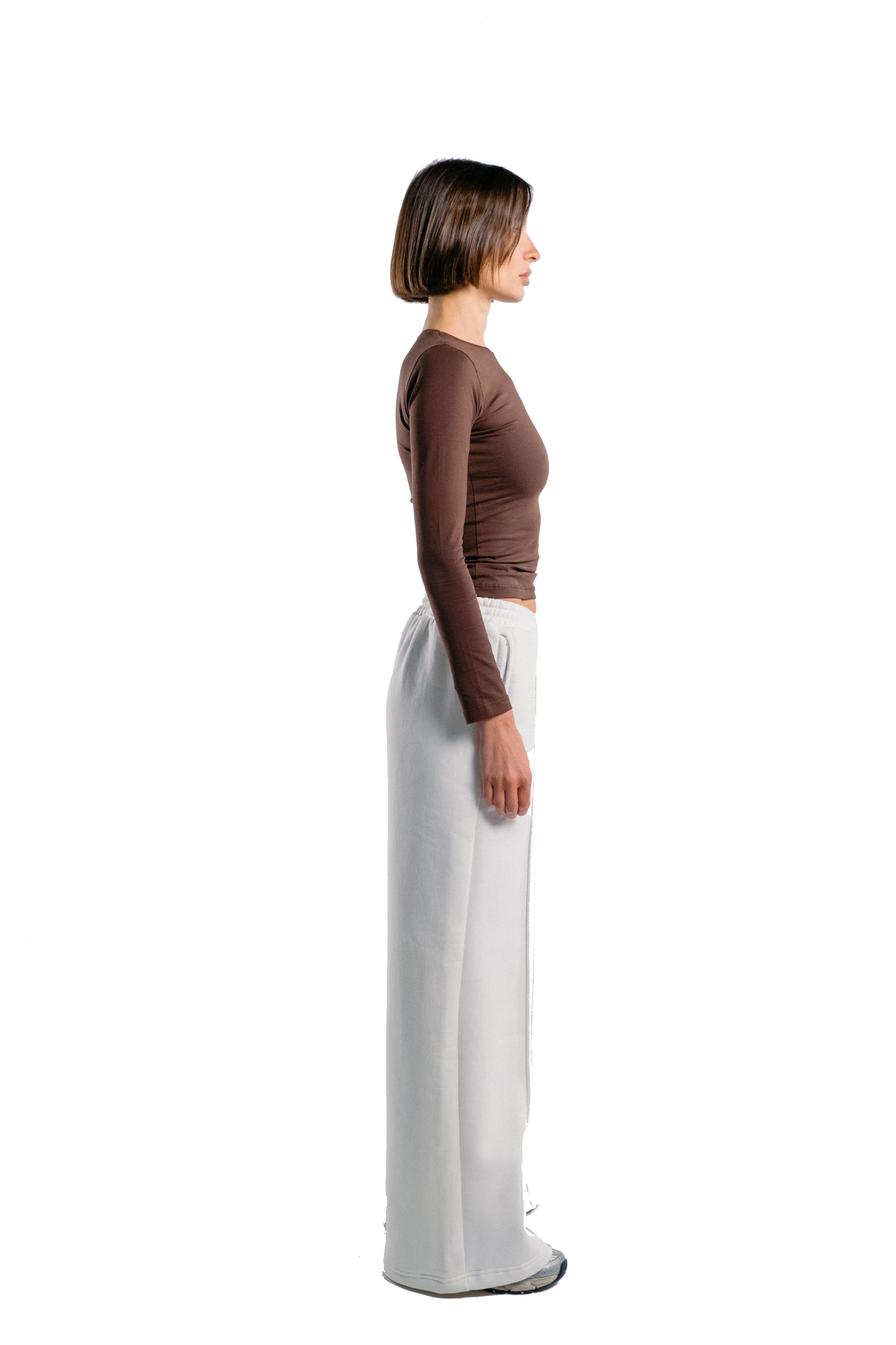 Long Sleeve Top in Coffee Bean