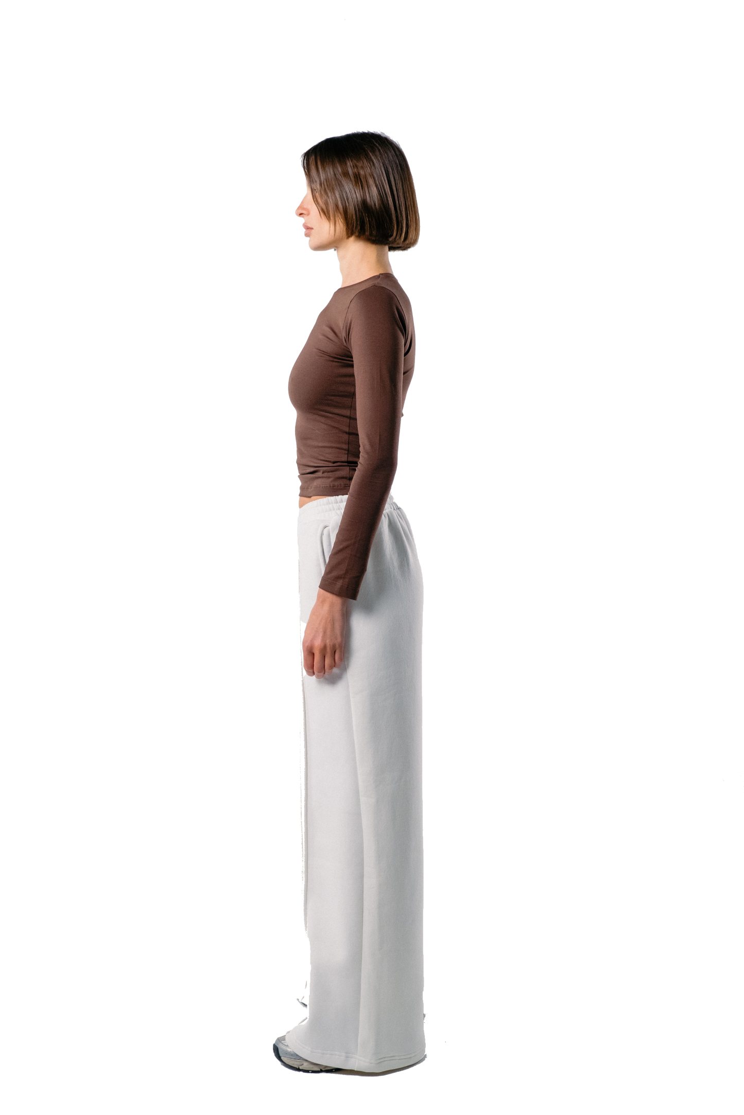 Long Sleeve Top in Coffee Bean