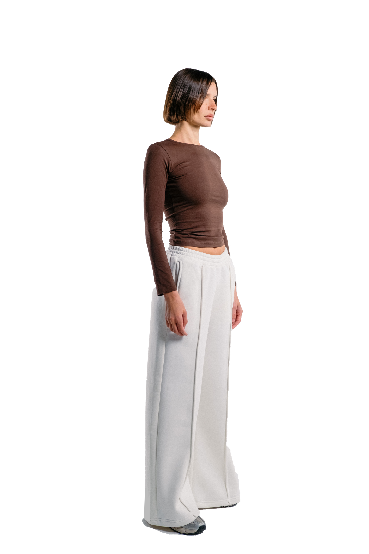 Long Sleeve Top in Coffee Bean