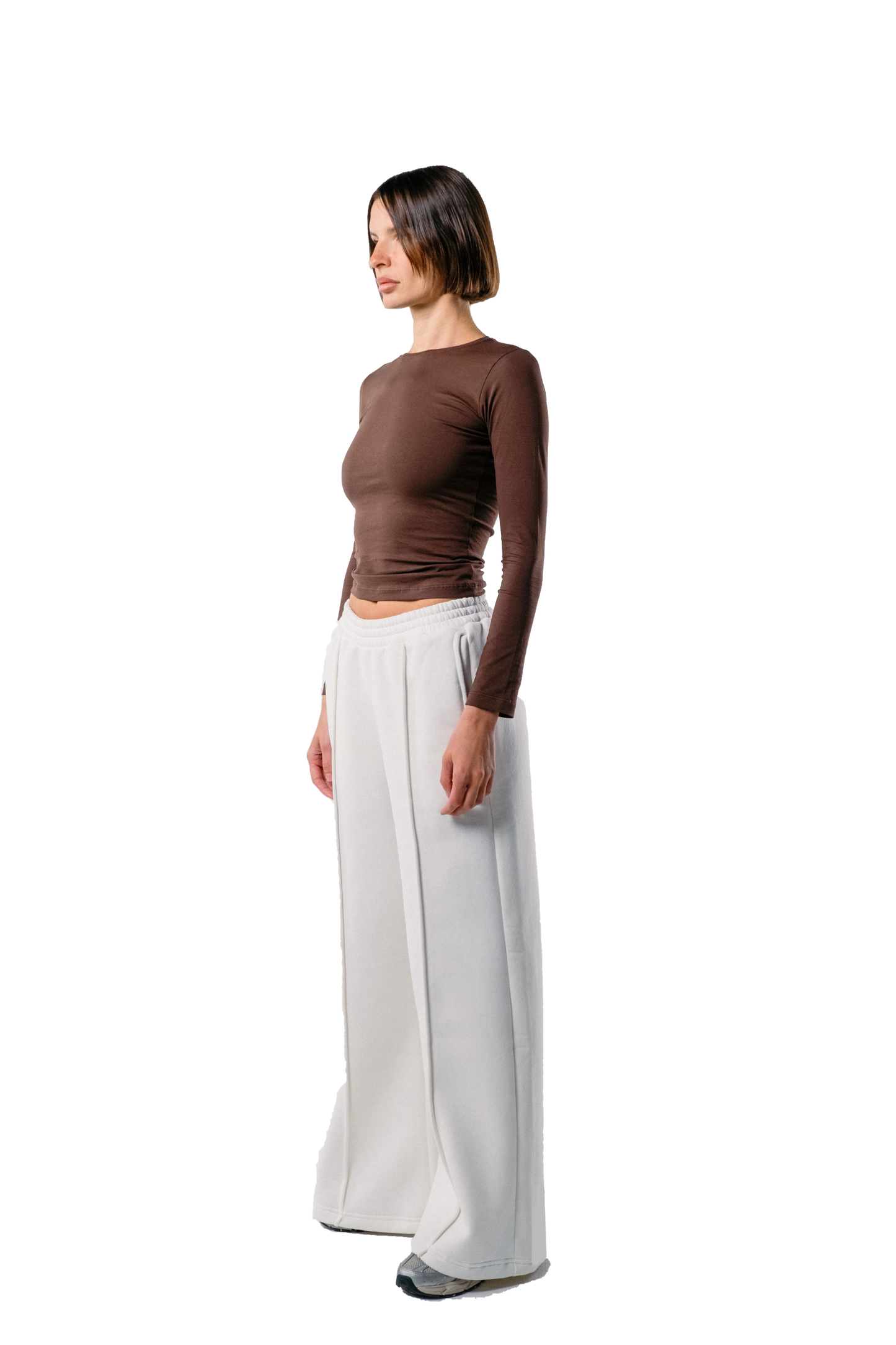 Long Sleeve Top in Coffee Bean