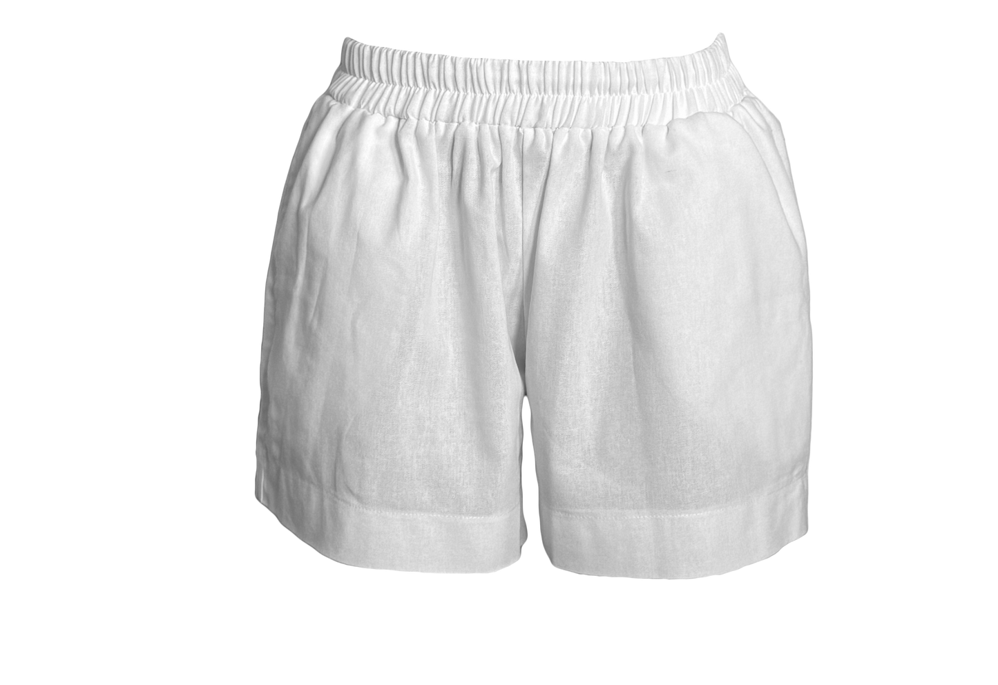 Boxer Popplin Shorts in Pearl White