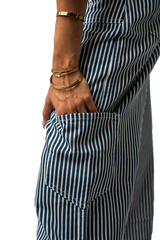 Striped Straight-Fit Pants