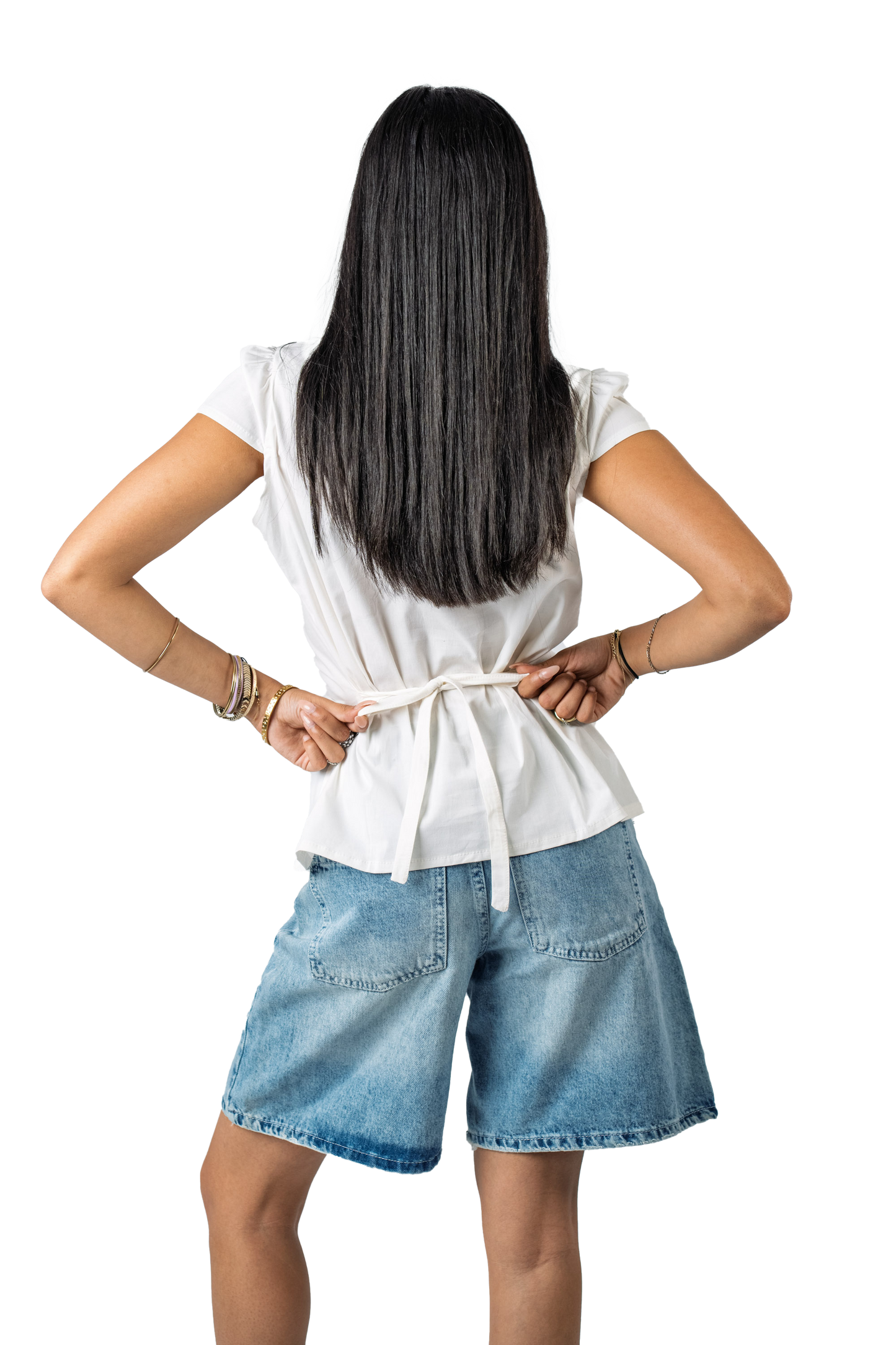 Short sleeve shirt in White Pearl