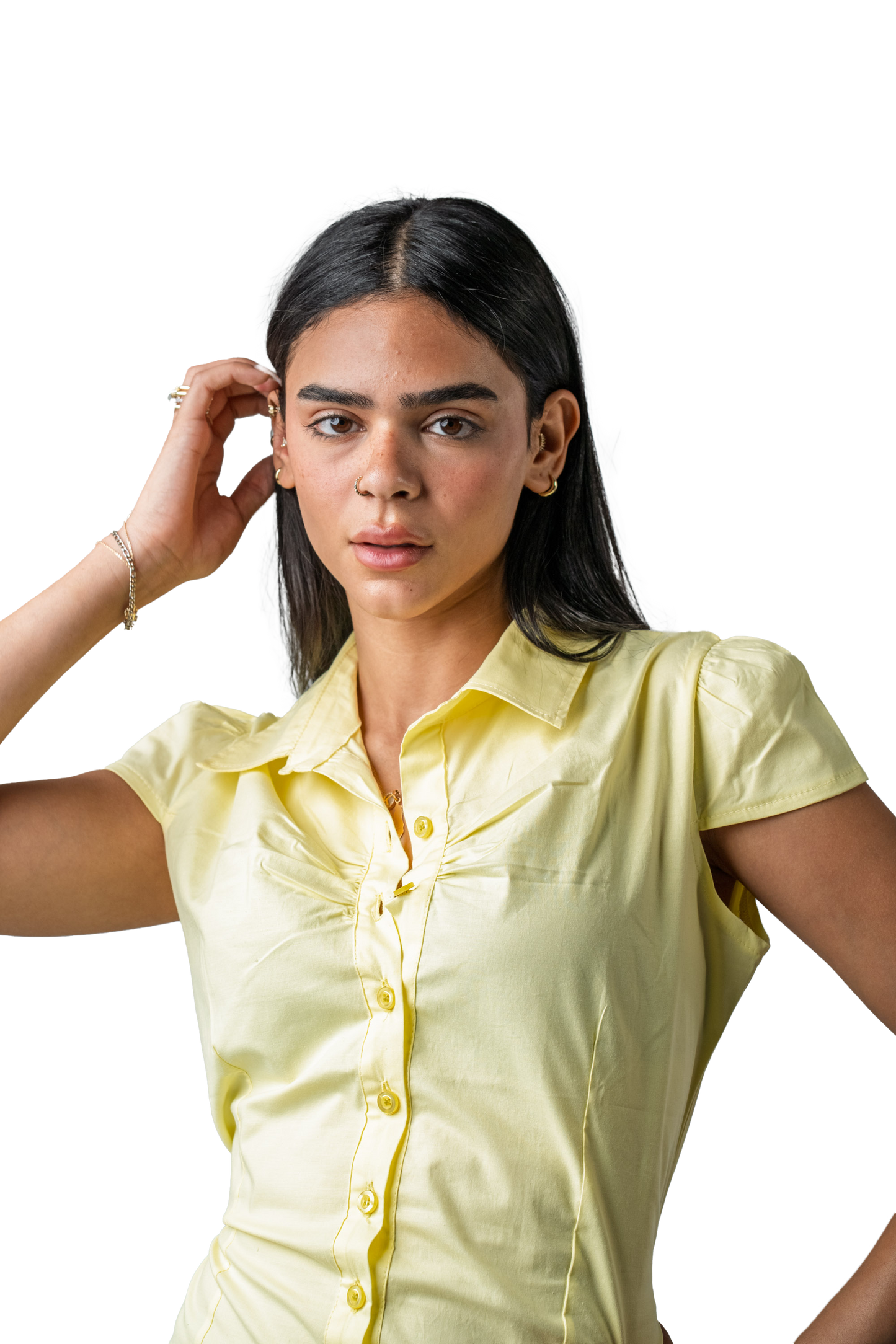 Short Sleeve Shirt in Sunflower