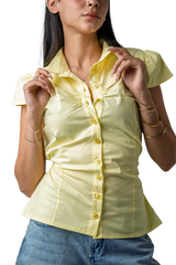 Short Sleeve Shirt in Sunflower