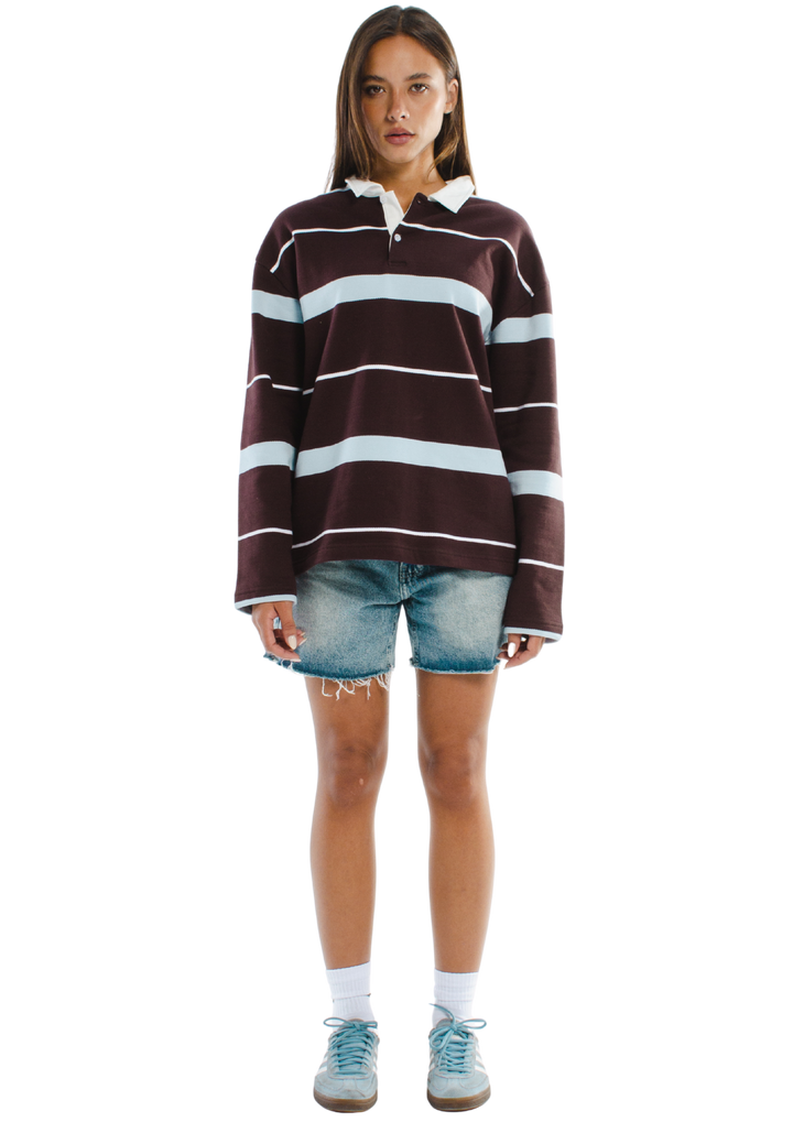 Chocolate Berry Rugby Polo