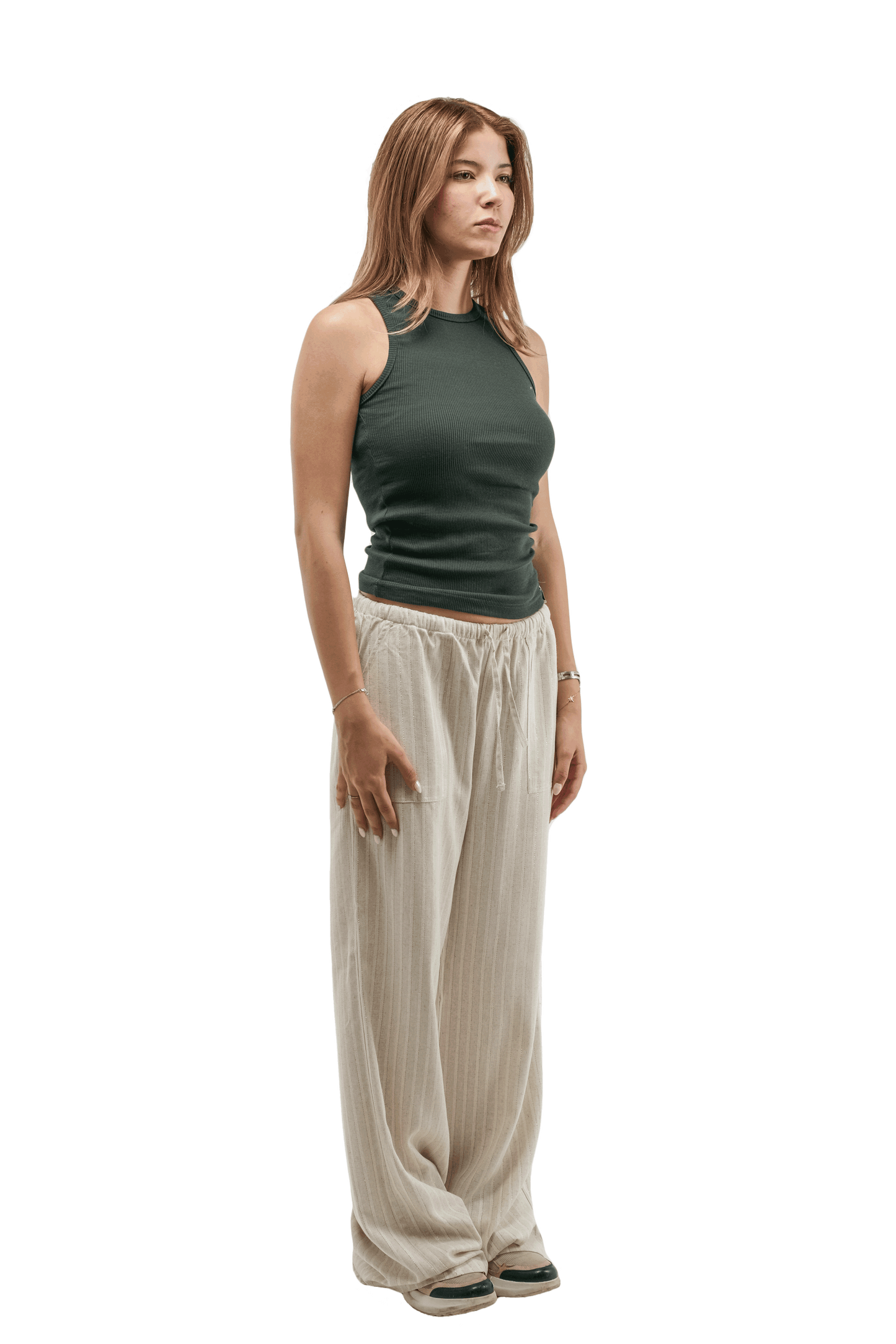 Wide Leg Linen Pants