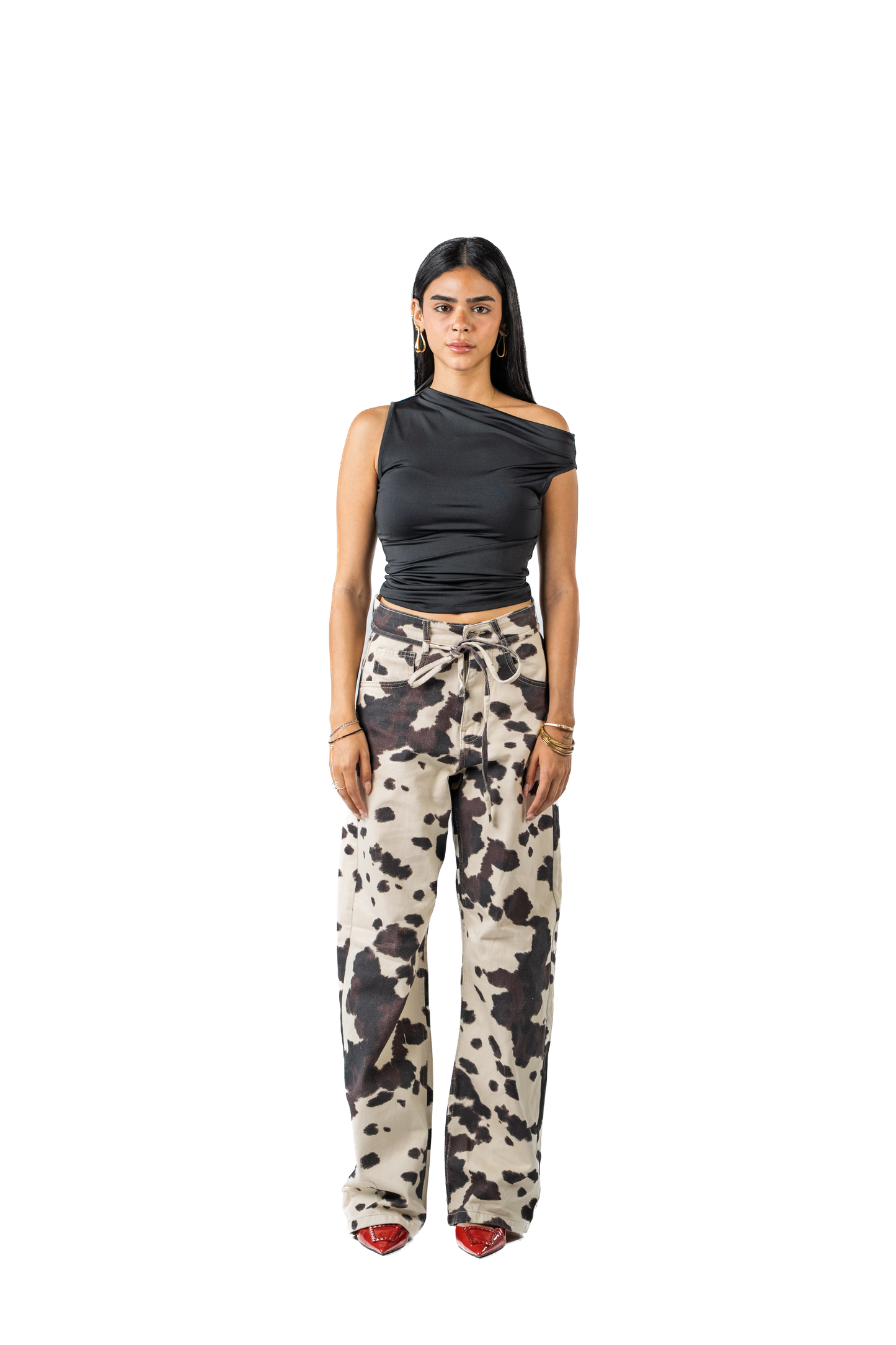 Cow Baggy Pants