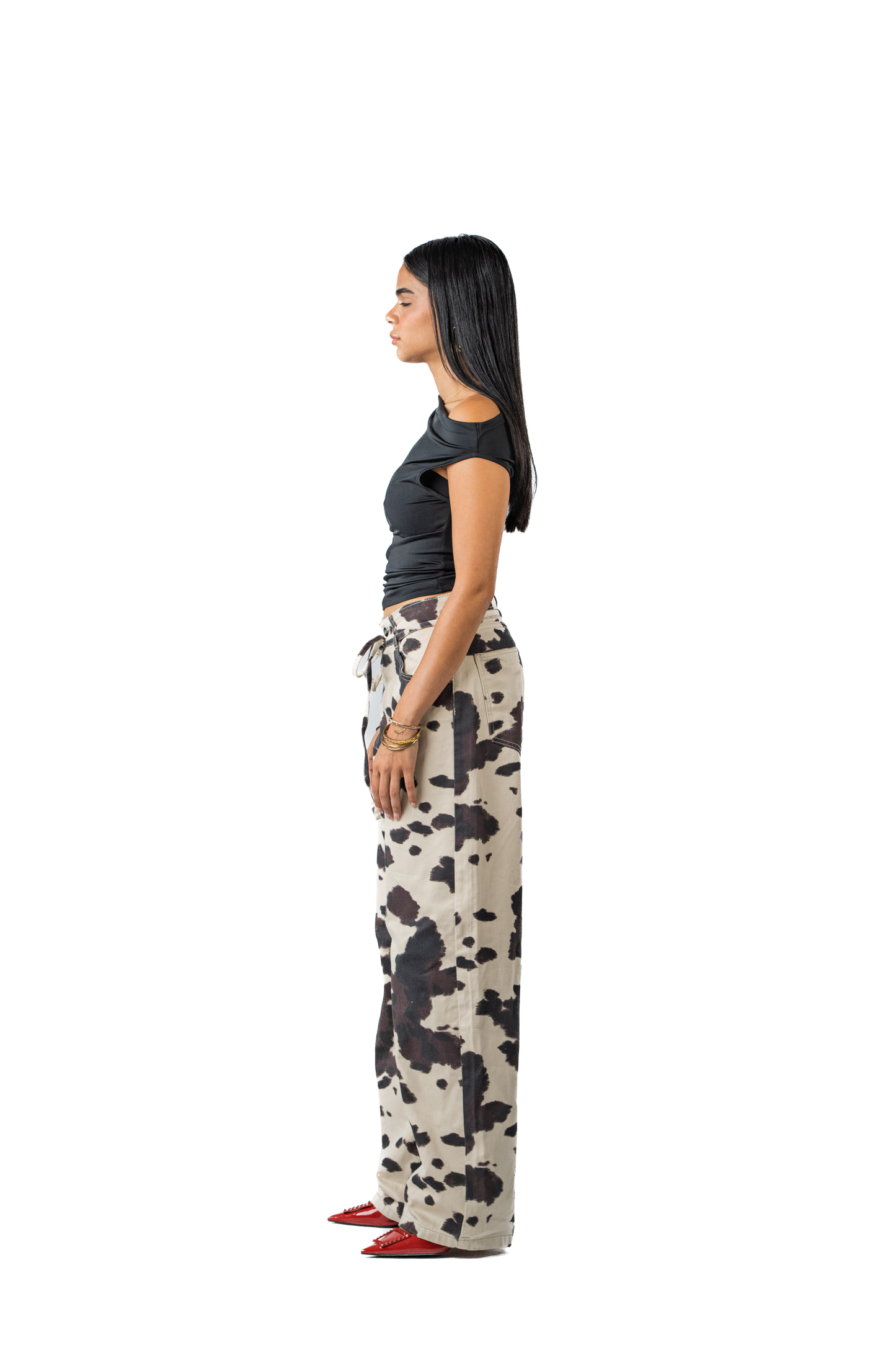 Cow Baggy Pants