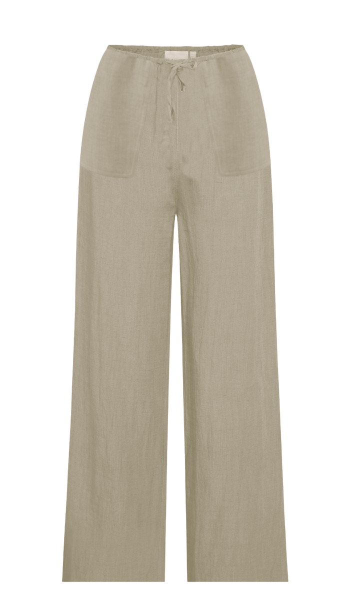 Wide Leg Linen Pants
