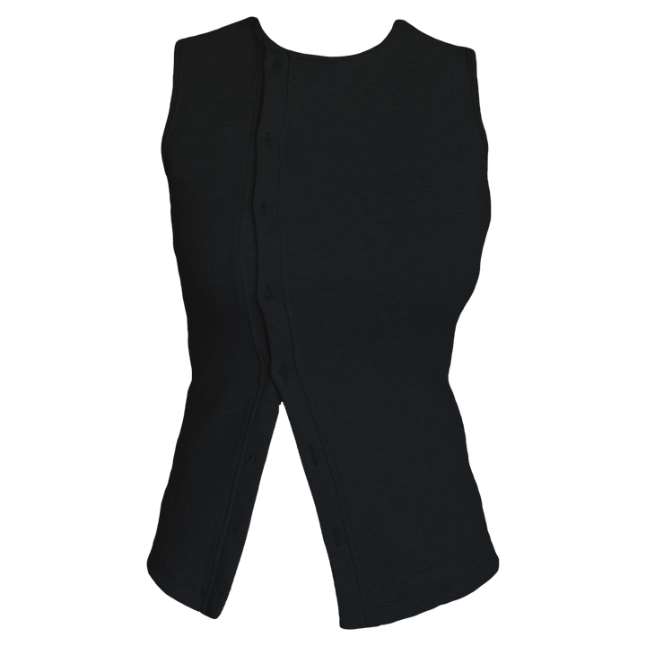 Button Ribbed Top