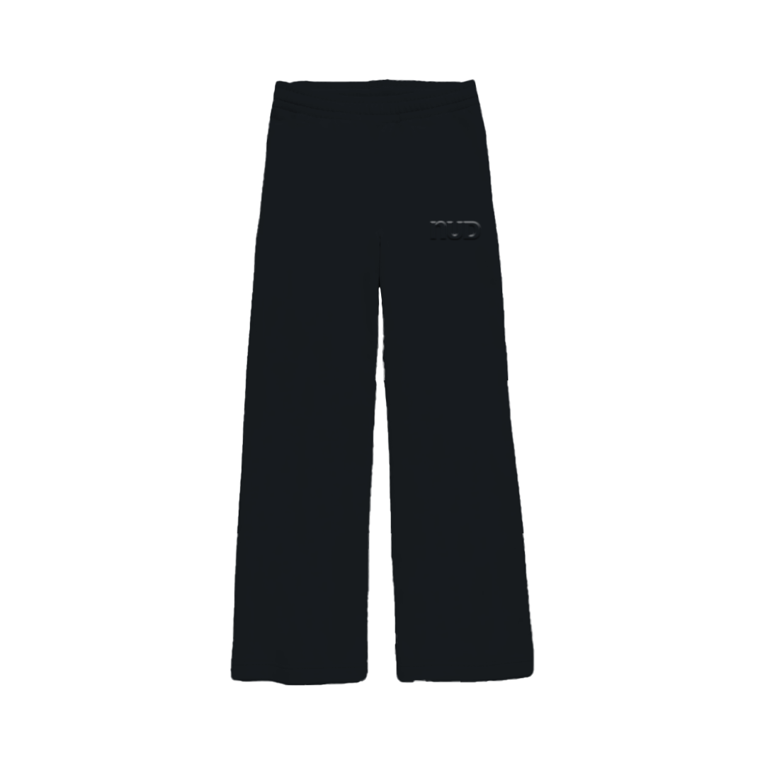 Embossed sweatpants in Black Ink