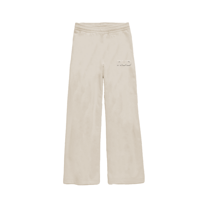 Embossed sweatpants in Walnut